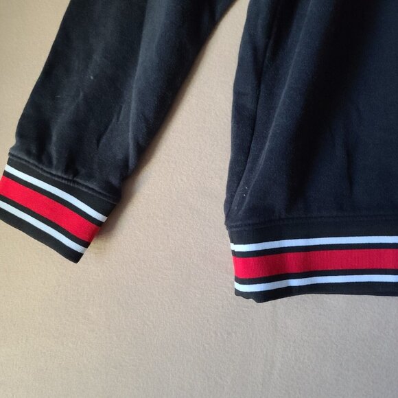 Ultra Game NBA Chicago Bulls Fleece Crewneck Sweatshirt UNISEX L Black LS NWOT - Picture 4 of 7